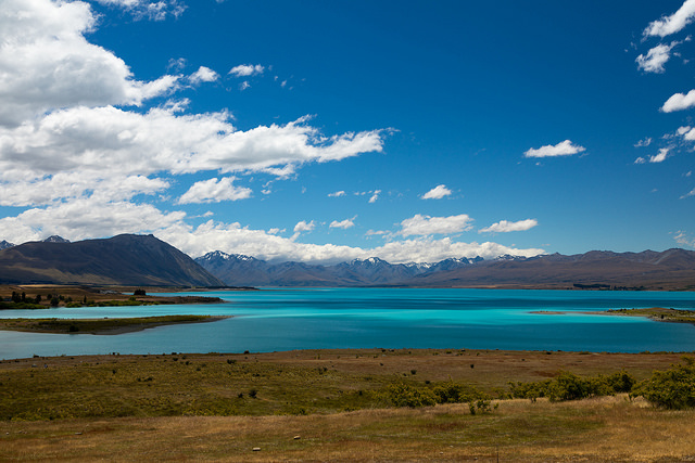 A day with great weather in Lake Tepako – New Zealand